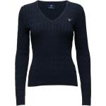 Gant Sweaters i Bomuld med V-udskæring Størrelse XL 