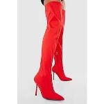 Røde Stiletstøvler Størrelse 38 til Damer 