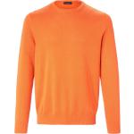 Orange Sporty Louis Sayn Plus size bluser i Bomuld med rund udskæring Størrelse XL til Herrer på udsalg 