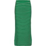 Grønne Knælange Mango Nederdele Størrelse XL med Striber til Damer 
