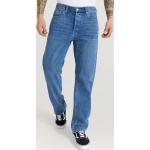 Blå Løse Baggy jeans i Bomuld Størrelse XL med Stretch til Herrer på udsalg 