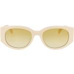 Hvide Alexander McQueen Damesolbriller Størrelse XL på udsalg 