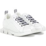 Hvide Dolce & Gabbana Høje sneakers i Læder Størrelse 36 til Piger på udsalg 