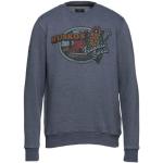 Blå Superdry Sweatshirts i Fleece Størrelse XL til Herrer 