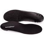 Superfeet BLACK Schuheinlagen Flexible dünne Premium Einlegesohlen für Orthopädischen Halt in engen Schuhen Damen Wanderschuhe Herren Ausgehschuhe Sportschuhe
