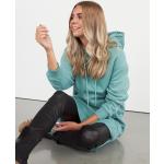Grønne Midi Økologiske Bæredygtige Aftenkjoler i Polyester Størrelse XL med hætte til Damer på udsalg 