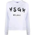 Hvide MSGM Sweaters i Bomuld Størrelse XL til Damer på udsalg 
