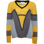 Gule Vintage Prada Sweaters i Kashmir Størrelse XL til Damer på udsalg 