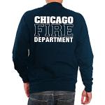 Sweatshirt Navy Chicago Fire Dept. with Standard Emblem blue navy Size:M