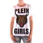 Hvide Philipp Plein Sommer Kortærmede t-shirts i Bomuld med korte ærmer Størrelse XL til Damer på udsalg 