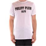 Pinke Philipp Plein T-shirts Størrelse XL til Herrer på udsalg 