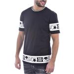 Grå Dolce & Gabbana T-shirts med rund hals i Bomuld med rund udskæring med korte ærmer Størrelse XL til Herrer på udsalg 