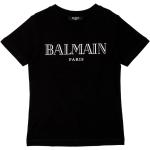 Sorte BALMAIN Kortærmede t-shirts i Bomuld med korte ærmer Størrelse XL til Herrer 