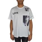 Hvide Burberry T-shirts i Bomuld Størrelse XL til Herrer på udsalg 