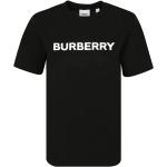 Sorte Burberry T-shirts med rund hals i Bomuld med rund udskæring med korte ærmer Størrelse XL til Damer 