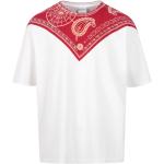 Hvide Marcelo Burlon T-shirts med rund hals i Bomuld med rund udskæring med korte ærmer Størrelse XL med Paisley til Herrer 