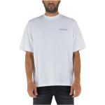 Hvide Marcelo Burlon T-shirts med rund hals i Bomuld med korte ærmer Størrelse XL til Herrer på udsalg 
