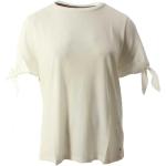 Hvide Tommy Hilfiger T-shirts i Lyocell Størrelse XL til Damer på udsalg 