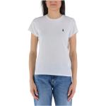 Hvide POLO RALPH LAUREN Kortærmede t-shirts i Jersey med korte ærmer Størrelse XL til Damer på udsalg 