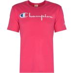 Pinke Champion T-shirts i Bomuld med rund udskæring Størrelse XL til Damer på udsalg 