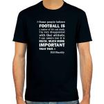 SpielRaum T-Shirt Bill Shankly ::: Farbauswahl: schwarz, Oliv, Navy oder deepred ::: Größen: S-XXL ::: Fußball-Kult