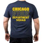 T-Shirt Chicago Fire Department – Squad Company – Chicago Fire Engine blue navy Size:XL