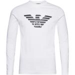 Hvide Armani Emporio Armani Langærmede t-shirts Størrelse XL 