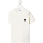 Hvide Stone Island Junior Kortærmede T-shirts i Bomuld til Drenge fra FARFETCH.com 