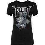 Sorte Philipp Plein T-shirts med tryk i Bomuld Størrelse XL til Damer på udsalg 