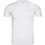 Hvide EA7 Kortærmede t-shirts med korte ærmer Størrelse XL 