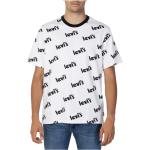 Hvide LEVI'S Efterårs T-shirts i Bomuld Størrelse XL til Herrer på udsalg 