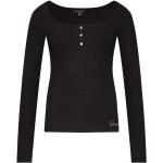 Sorte Guess Langærmede t-shirts i Viskose Med lange ærmer Størrelse XL til Damer på udsalg 