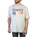 Grå Tommy Hilfiger Kortærmede t-shirts i Bomuld med korte ærmer Størrelse XL til Herrer på udsalg 