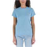 Blå POLO RALPH LAUREN Kortærmede t-shirts i Bomuld med korte ærmer Størrelse XL til Damer på udsalg 