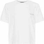 Hvide Rotate Økologiske Bæredygtige T-shirts med tryk i Bomuld med Skulderpuder Størrelse XL til Damer 