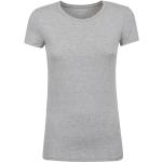Grå Majestic Filatures Kortærmede t-shirts med korte ærmer Størrelse XL til Damer på udsalg 