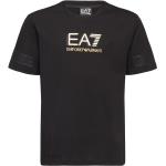 Sorte EA7 Kortærmede t-shirts med korte ærmer Størrelse XL 