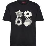 Sorte Esprit Casual Kortærmede t-shirts med korte ærmer Størrelse XL 