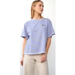 Violette Sunseeker T-shirts med rund hals i Bomuld med rund udskæring Størrelse XL med Striber til Damer 