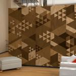 Tapet Brown patchwork