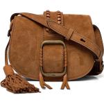 Teddy S Suede Bag Designers Crossbody Bags Brown Ba&sh