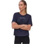 Blå Sporty Armani Emporio Armani Kortærmede t-shirts i Bomuld med korte ærmer Størrelse XL til Damer på udsalg 
