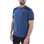 Blå Klassiske Armani Emporio Armani Kortærmede t-shirts i Bomuld med korte ærmer Størrelse XL til Herrer på udsalg 