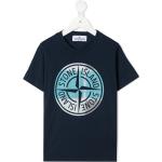 Blå Stone Island Junior T-shirts med print i Bomuld til Drenge fra FARFETCH.com 