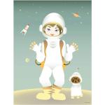 The Astronaut Home Kids Decor Posters & Frames Posters Multi/patterned Vissevasse