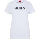 Hvide HUGO BOSS HUGO Kortærmede t-shirts med korte ærmer Størrelse XL 