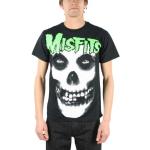 The Misfits - - Glow Jurek Skull Erwachsene T-Shirt in schwarz, X-Large, Black