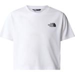 Hvide The North Face T-shirts i Bomuld Størrelse 152 til Piger fra Kids-world.dk på udsalg 