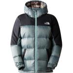 The North Face Womens Diablo Recycled Down Hoodie (Grøn (POWDER TEAL/TNF BLACK) Small)