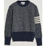 Thom Browne 4-Bar Donegal Sweater Navy